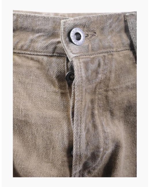 DIESEL Gray Type-2813B Bg8U8 Denim Jeans Ripped Regular Slim Italy for men