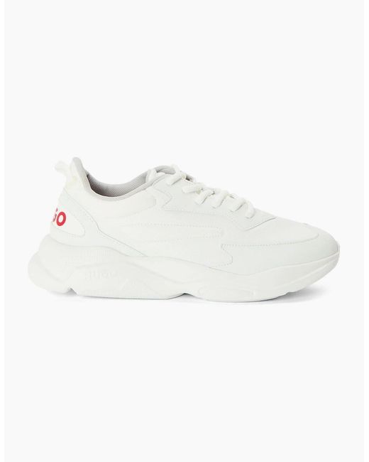 Boss White Leon Runners for men