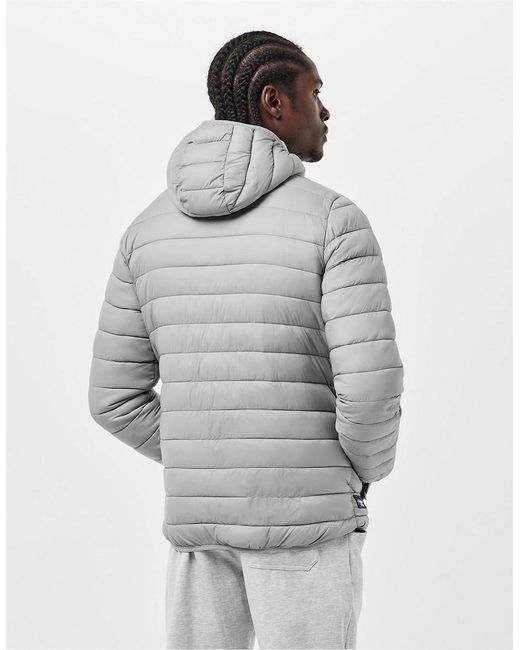 Aquascutum Gray Puffer Jacket for men