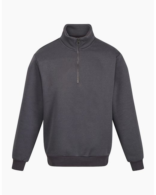 Regatta Gray Professional Quarter Zip Sweatshirt for men