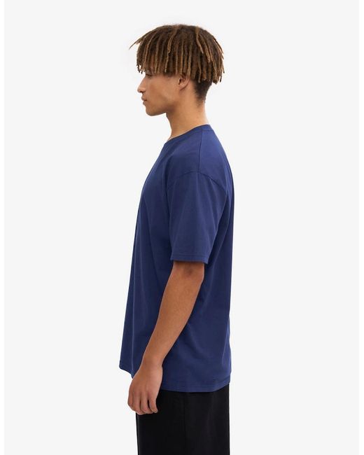 COLORFUL STANDARD Blue Classic Organic T-Shirt for men