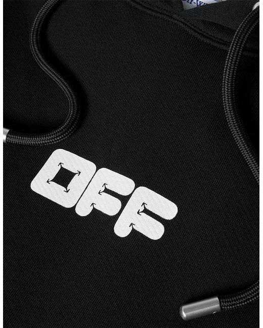 Off-White c/o Virgil Abloh Blue Overhead Hoodie for men