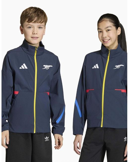 Adidas Blue Afc Anth Jkt Jn99