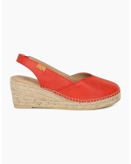 Toni Pons Red Termal Espadrilles Sandals