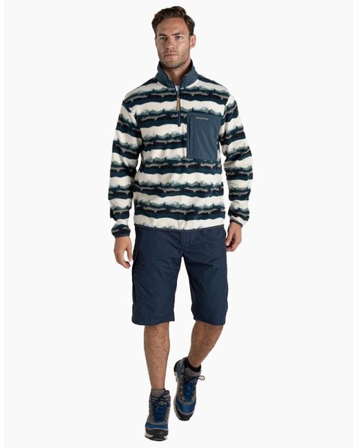 Craghoppers Gray Kiwi Long Shorts for men