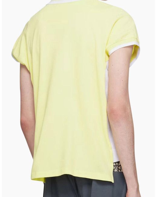 Vivienne Westwood Yellow Lime & Striped Polo Shirt for men