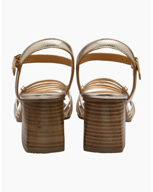 Ravel Metallic Kiplin Heeled Sandals