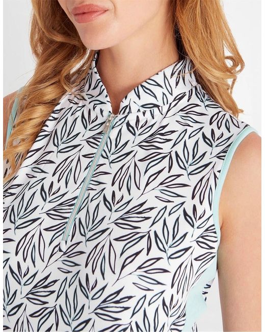 Calvin Klein Multicolor G Zip Neck Knee Length Shift Dress