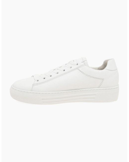 Gabor White Camrose Trainers