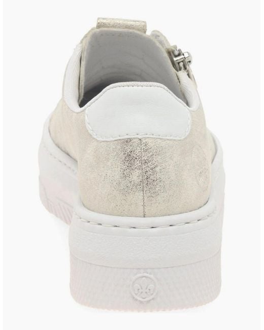 Rieker White Fascinate Trainers