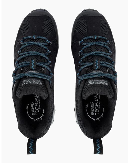 Regatta Black Ladies Edgepoint Iv Low Walking Shoes