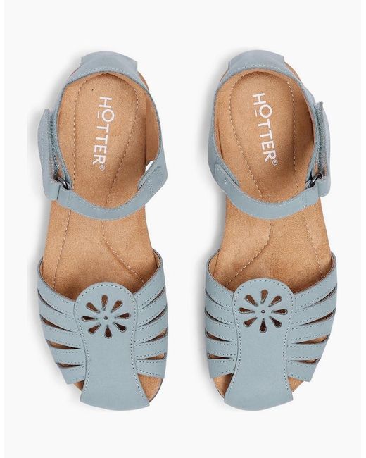 Hotter White Dinaric Sandals