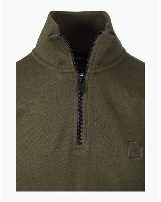 Boss Green Boss Zetrust Half Zip Sweatshirt Bright for men