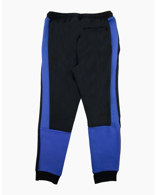 Boss Blue Hadiko 1 Side Stripe Tracksuit Bottoms 001 for men