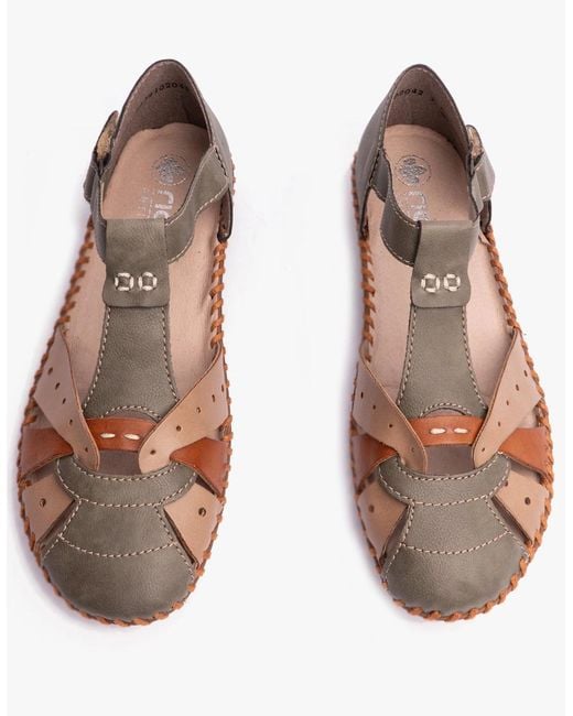 Rieker Brown M1655-54 Sandals