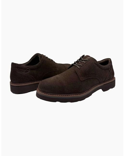 Rockport Black Charlee Toe Cap Shoes for men