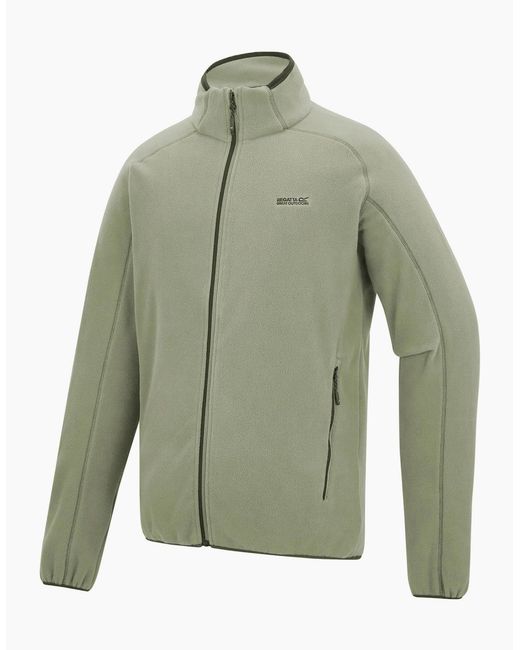 Regatta Green Hadfield Full Zip Fleece Jacket for men