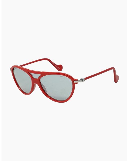 Moncler Red Ml0054 67C Oo Sunglasses for men
