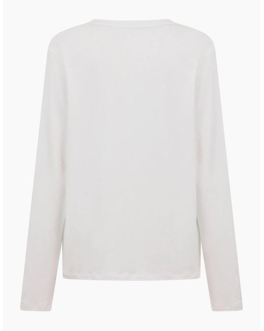 Boss White Ls Shirt 10257812 01 Pyjama Set
