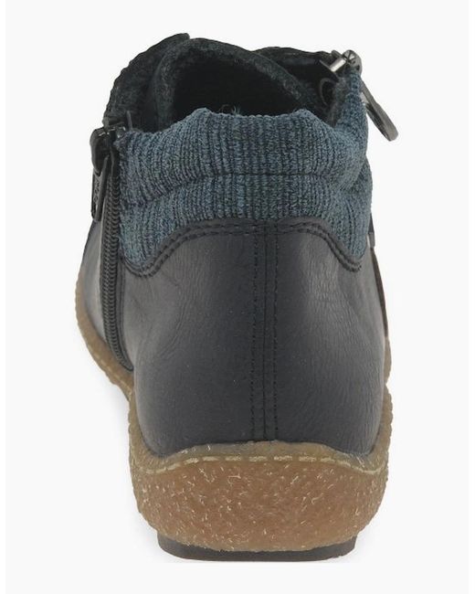 Rieker Black Jaida Ankle Boots