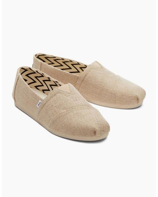 TOMS White Alpargata Shoes for men