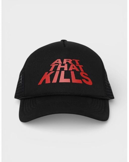GALLERY DEPT. Black Atk Stack Logo Trucker for men