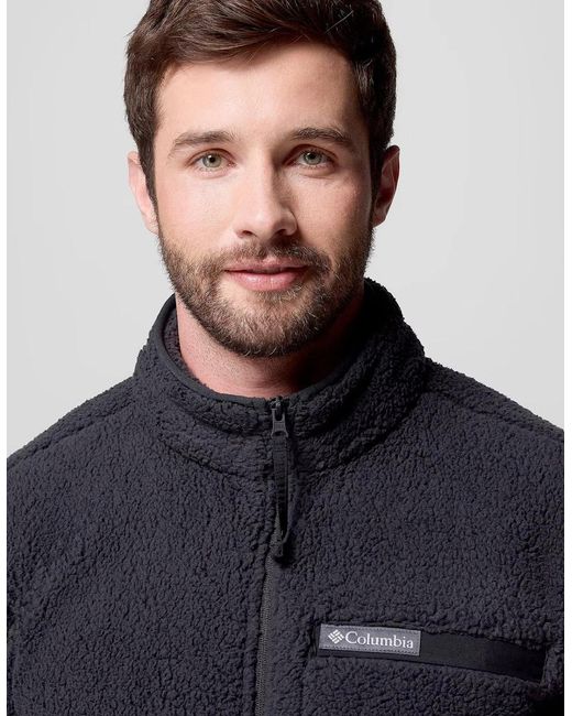 Columbia Blue Rugged Ridge Sherpa Fleece Jacket