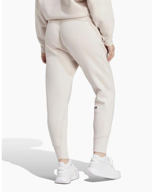 Adidas White Z.N.E. Regular Fit Joggers