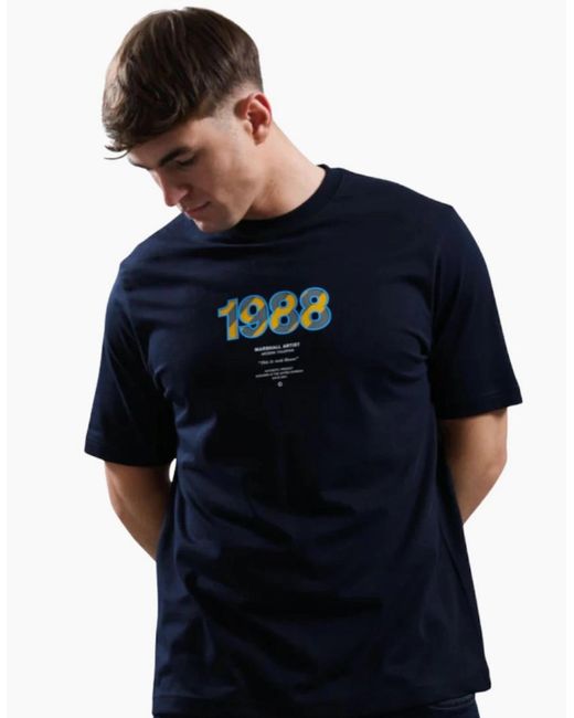 Marshall Artist Blue Acid House T-Shirt for men