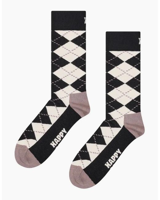 Happy Socks Black 4-Pack And Socks Gift Set