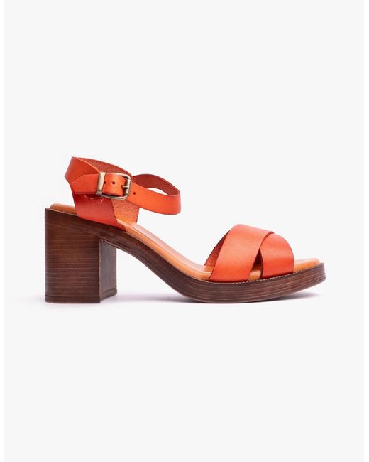 Hush Puppies Red Georgia Sandals