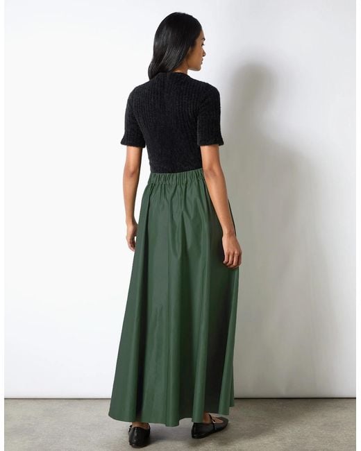 Ro&zo Black Fluffy Rib Top