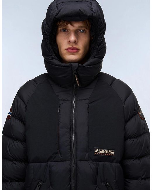 Napapijri Blue Napapirji Moesa Puffer Jacket for men