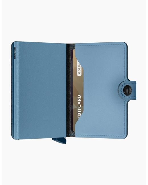 Secrid Blue Mini Wallets Ice for men