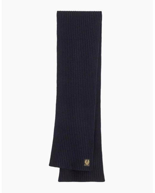 Belstaff Blue Watch Scarf Dark for men
