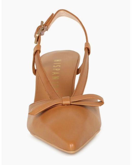 Hispanitas Brown Giorgia Open Court Shoes