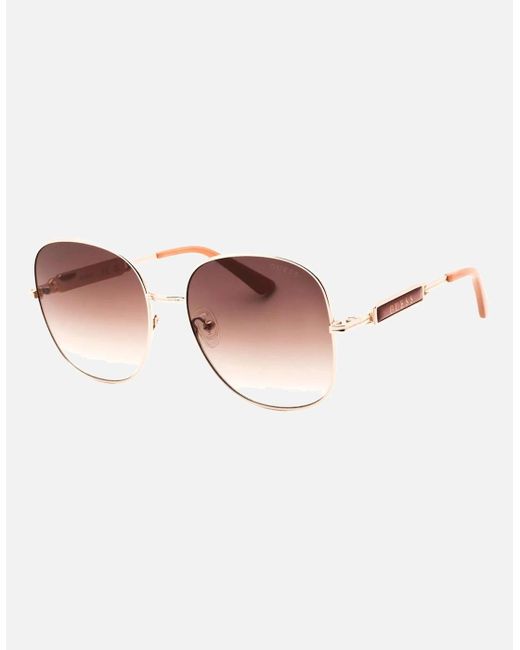 Guess Rose Gold Metal Sunglasses main image 1