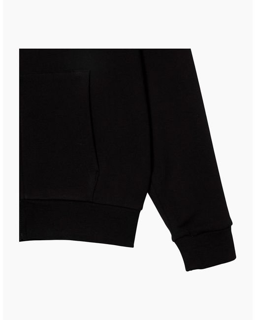 Lacoste Black Fleece Hoodie Zip Up Organic Cotton for men