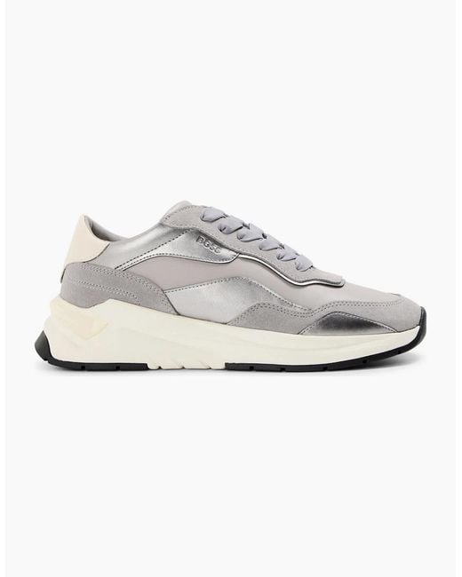 Boss White Runn Ltsdmt1 10260535 0 Low Top Trainers