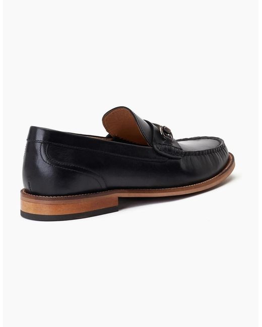 Base London Black Madison Loafers for men