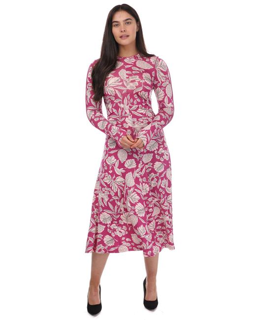 Ted Baker Pink Aloria Skimming Midi Dress