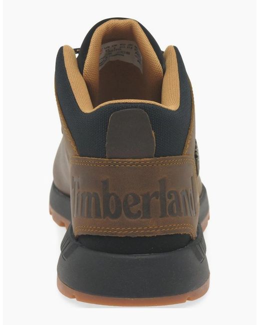 Timberland Brown Sprint Trekker Mid Boots for men