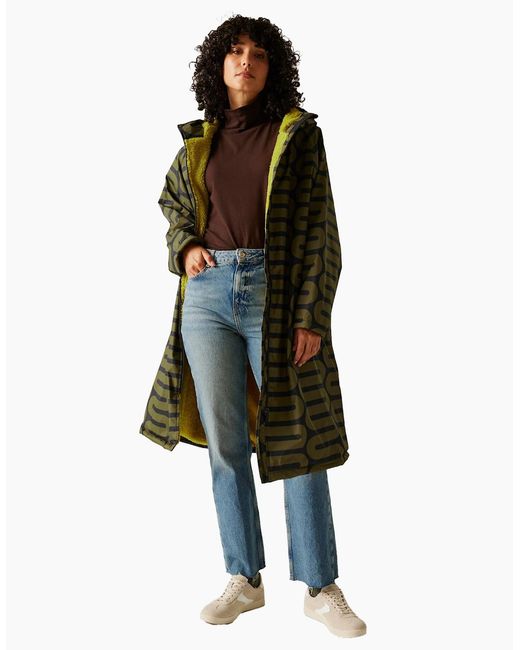 Regatta Green Ladies Orla Kiely Abstract Changing Robe