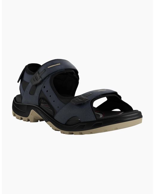 Ecco Black Offroad Yucatan Walking Sandals for men