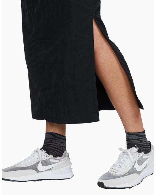 Nike Black Sportswear Chill Rib Skirt