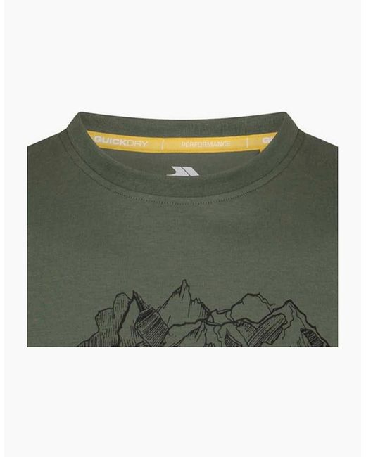 Trespass Green Tokso T-Shirt for men