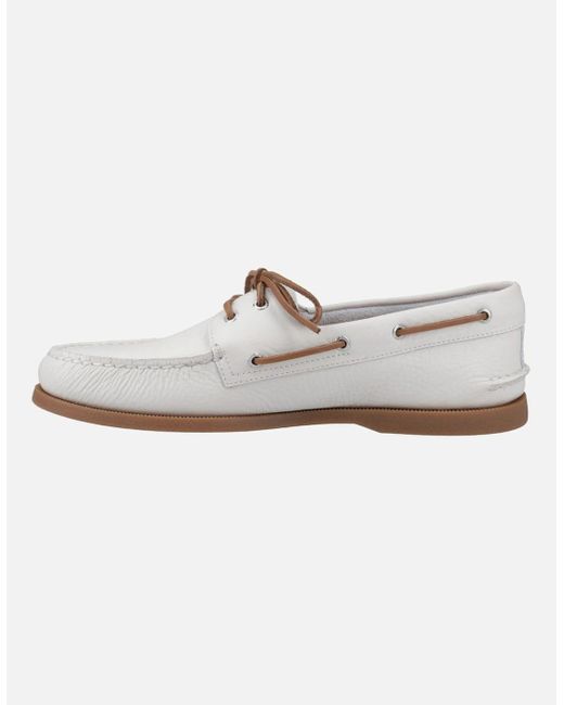 Sperry Top-Sider White Authentic Original 2-Eye Boat Shoes for men