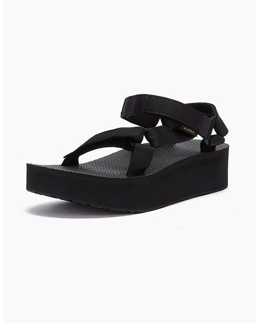 Teva Black Flatform Universal Sandals