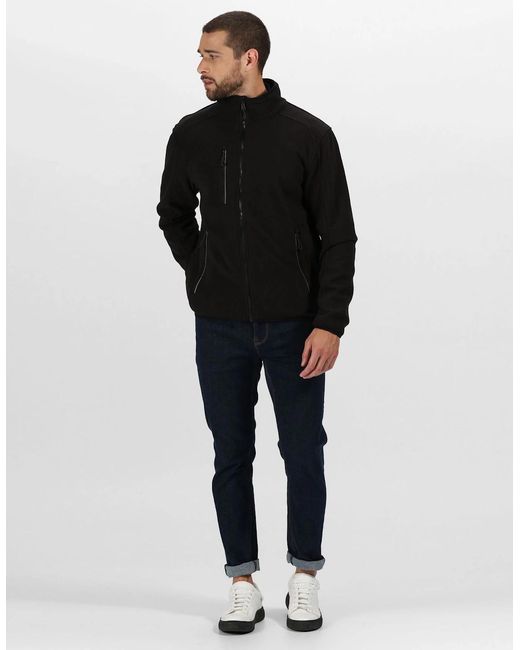 Regatta Black Professional Waterproof Fleece Jacket for men