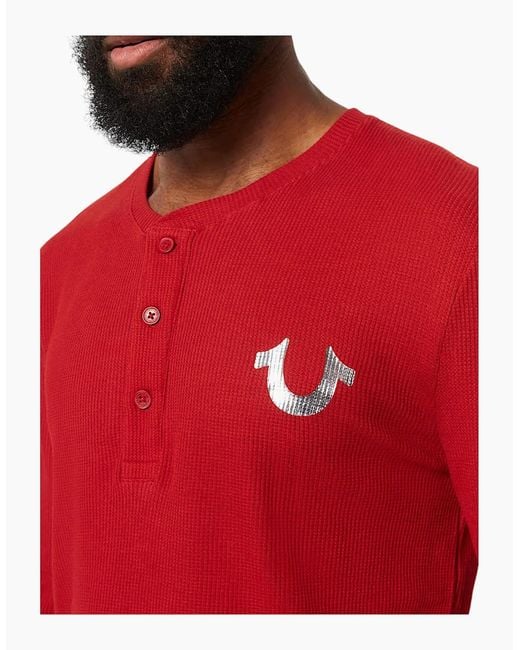 True Religion Red 700140 T Shirts for men